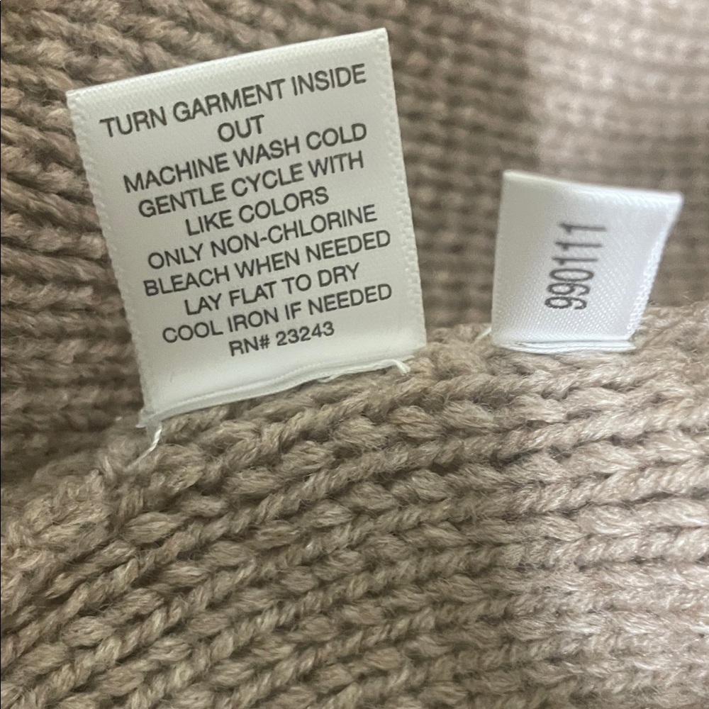 New York & Company, NY&C, taupe cardigan fringe sweater boho cardigan, duster XL - Picture 6 of 11